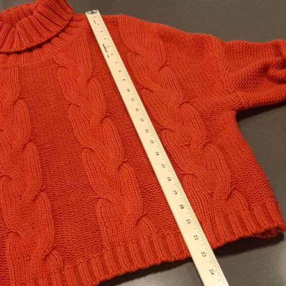 Red Turtleneck Sweater  - Picture 5 of 5